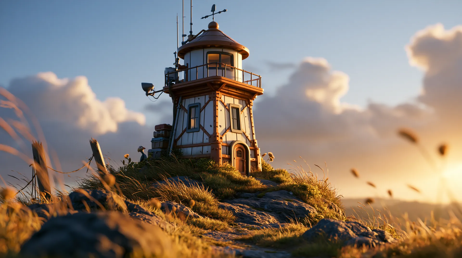 A bright signal beacon